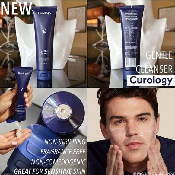 COPY - SEALED Curology Gentle Cleanser Gel Foaming Face Wash Sensitive Skin Ful… - Picture 1 of 12